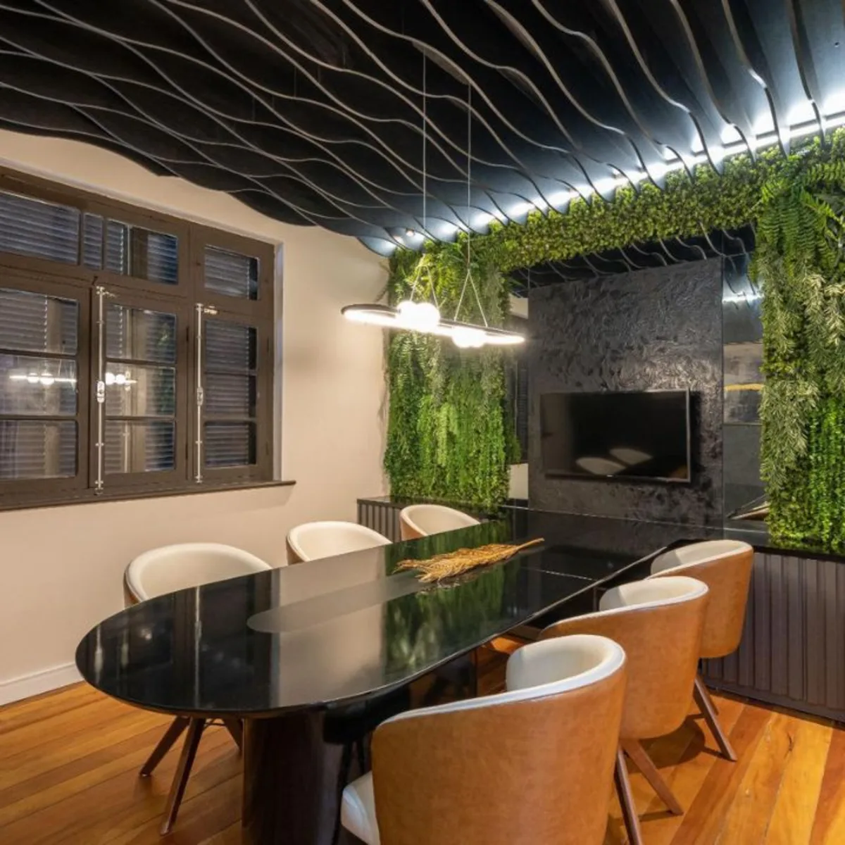 Sala de atendimento do escritório de Tatiane Morente Advocacia